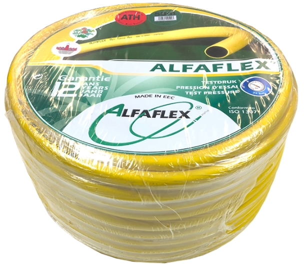 Alfaflex ATH waterslang 5-laags geel 25x32,5mm 50 meter